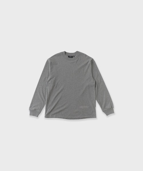 高品質でミニマルなデザイン【FOG】Essentials 長袖 Tシャツ 長袖Tシャツ ロンT ロゴ カジュアル ストリート ルーズ BACK