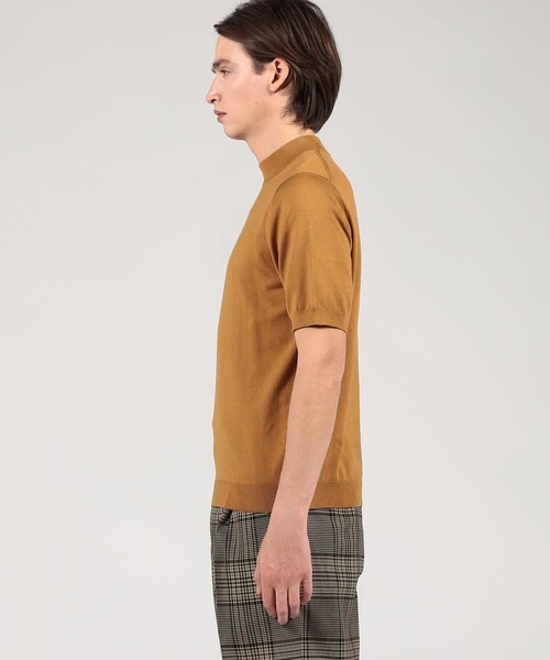 トゥモローランドトリコット　24SS シルクコットン モックネックプルオーバー TOMORROWLAND tricot シルクコットン モック