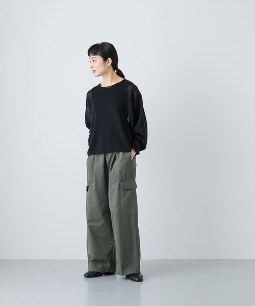 かぐれ　リネンボートネックプルオーバー かぐれ｜リネンボートネックプルオーバー | Rakuten Fashion