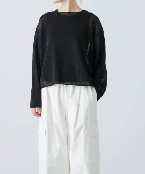 かぐれ　リネンボートネックプルオーバー かぐれ｜リネンボートネックプルオーバー | Rakuten Fashion