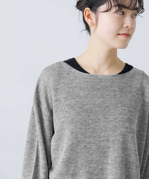 かぐれ　リネンボートネックプルオーバー かぐれ｜リネンボートネックプルオーバー | Rakuten Fashion