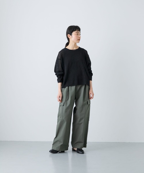 かぐれ　2023AW ペルーボートネックプルオーバー　ニット 未使用タグ付☆かぐれ 2023AW ペルーボートネックプルオーバー
