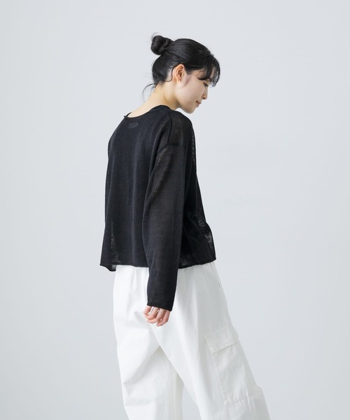 かぐれ　2023AW ペルーボートネックプルオーバー　ニット かぐれ 2023AW ペルーボートネックプルオーバー ニット トップス