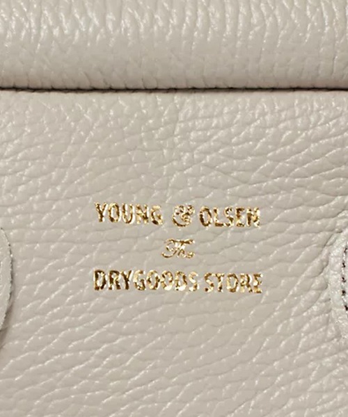 YOUNG&OLSEN The DRYGOODS STORE（ヤングアンドオルセン）の「YOUNG & OLSEN/ヤングアンドオルセン EMBOSSED LEATHER STUDENT M ハンドバッグ（ハンドバッグ・メンズ・ブラック/ベージュ/ブラウン/ホワイト・FREE）」の9枚目の写真