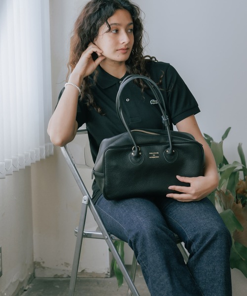 YOUNG & OLSEN/ヤングアンドオルセン EMBOSSED LEATHER STUDENT M