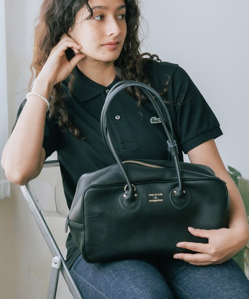 YOUNG & OLSEN/ヤングアンドオルセン EMBOSSED LEATHER STUDENT M