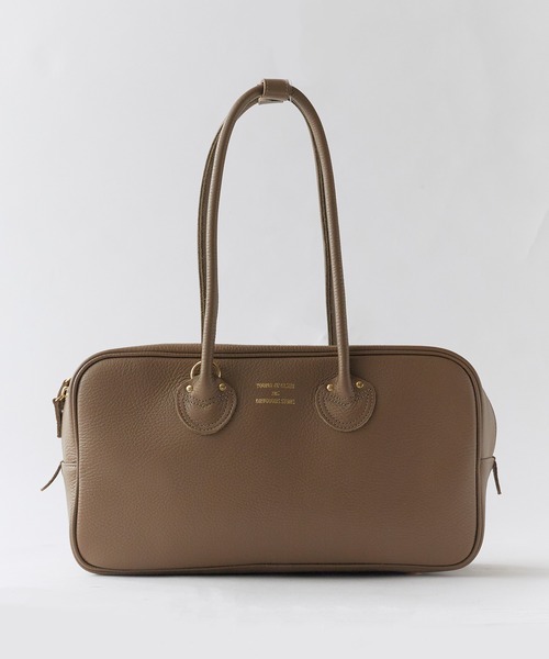 YOUNG&OLSEN The DRYGOODS STORE（ヤングアンドオルセン）の「YOUNG & OLSEN/ヤングアンドオルセン EMBOSSED LEATHER STUDENT M エンボスレザー スチューデント トートバッグ ハンドバッグ 2026新作　再入荷（ハンドバッグ・レディース・ブラック/ベージュ/ブラウン/ホワイト/モカ・FREE）」の21枚目の写真