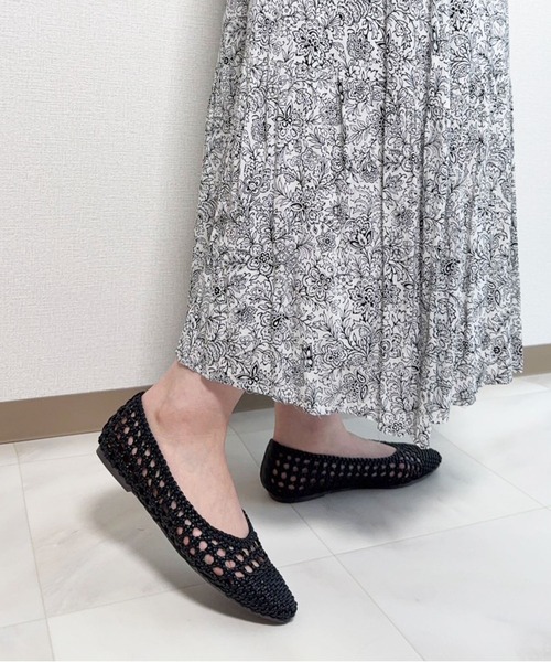 lus.(ラスドット)の「lus. メッシュ編みパンプス(パンプス・レディース・ゴールド/ベージュ/ブラック・S/M/L/LL)」の9枚目の写真