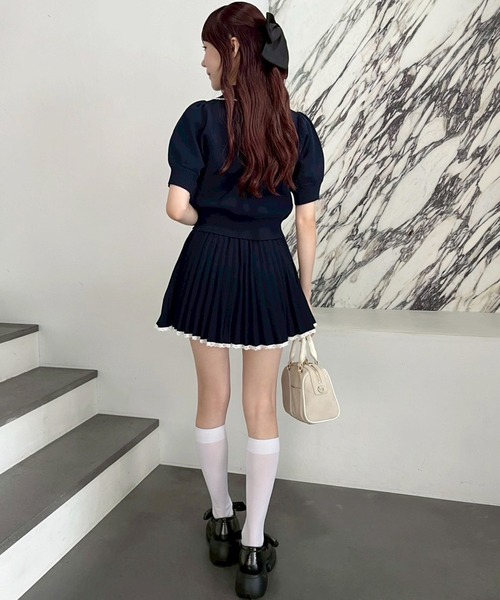 one after another NICE CLAUP（ワンアフターアナザーナイスクラップ）の「ビッグリボンローファー（ローファー・レディース・ブラック・S/M/L）」の14枚目の写真