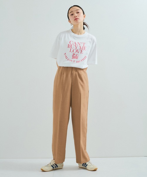 le cercle ADAM ET ROPE'(ルセルクルアダムエロペ)の「タンブラーブッチャーセンタープレスパンツ(スラックス・レディース・キャメル/サックスブルー/チャコールグレー/ライトグレー/ダークブラウン・FREE)」の13枚目の写真