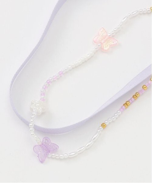 petit main（プティマイン）の「アソートモチーフネックレス（ネックレス・キッズ・ライトブルー/ラベンダー/ライトグリーン・F）」の19枚目の写真