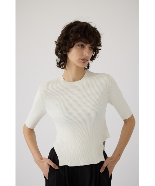 RIM.ARK リムアーク　ニット　トップス Round hem knit tops ラウンドヘムニットトップス（ニット
