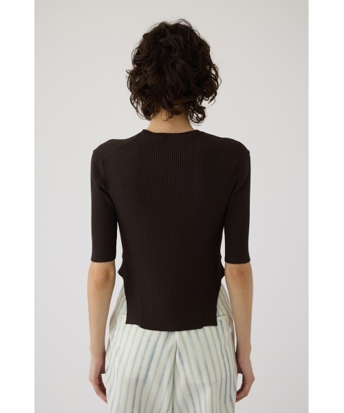 Round hem knit tops ラウンドヘムニットトップス（ニット