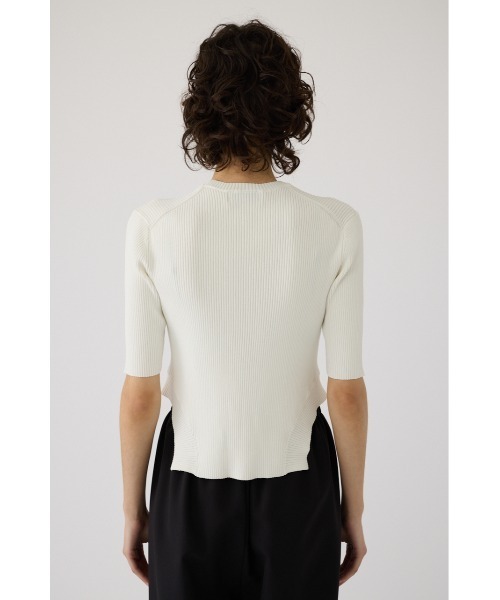 Round hem knit tops ラウンドヘムニットトップス（ニット