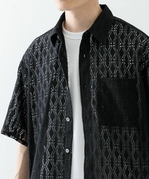 ITEMS URBANRESEARCH | レギュラーカラーレース半袖シャツ(シャツ/ブラウス)