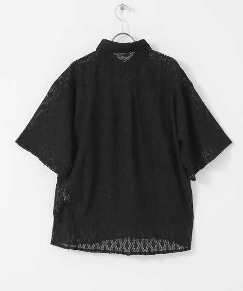 ITEMS URBANRESEARCH（アイテムズ アーバンリサーチ）の「レギュラーカラーレース半袖シャツ（シャツ/ブラウス・メンズ・オフホワイト/ブラック/グリーン系その他・MEDIUM/LARGE）」の21枚目の写真