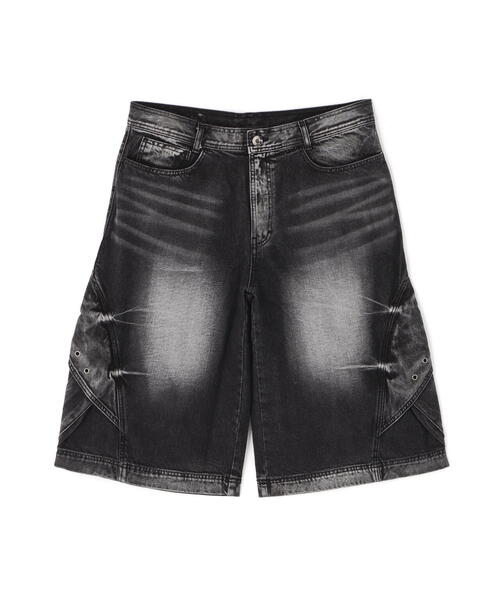 【BLR BLUER】ビーエルアール ブラー/ワイド カーゴパンツ/韓国 セール】韓国ブランド BLR BLUER ビーエルアールブラー Dyed