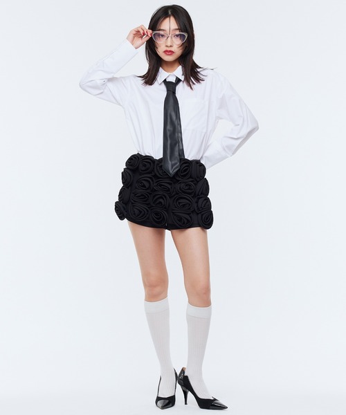 Narcissus(ナルシス)の「ローズショートパンツ(その他パンツ・レディース・ブラック/レッド・FREE)」の14枚目の写真