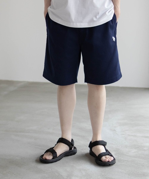 U.S. POLO ASSN.（ユーエスポロアッスン）の「U.S POLO ASSN. ツイルショートパンツ / ハーフパンツ（その他パンツ・メンズ・ブラック/ネイビー/ベージュ・M/L/XL）」の3枚目の写真