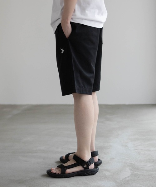 U.S. POLO ASSN.（ユーエスポロアッスン）の「U.S POLO ASSN. ツイルショートパンツ / ハーフパンツ（その他パンツ・メンズ・ブラック/ネイビー/ベージュ・M/L/XL）」の6枚目の写真