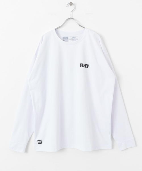 REEF（リーフ）の「REEF　HERITAGE LOGO RASH LONG-SLEEVE T-SHIRTS（Tシャツ/カットソー・メンズ・ブラック/ホワイト・MEDIUM/LARGE）」の3枚目の写真