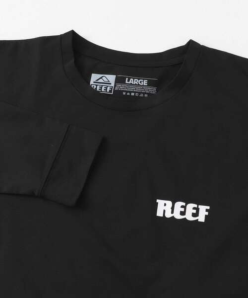 REEF（リーフ）の「REEF　HERITAGE LOGO RASH LONG-SLEEVE T-SHIRTS（Tシャツ/カットソー・メンズ・ブラック/ホワイト・MEDIUM/LARGE）」の5枚目の写真