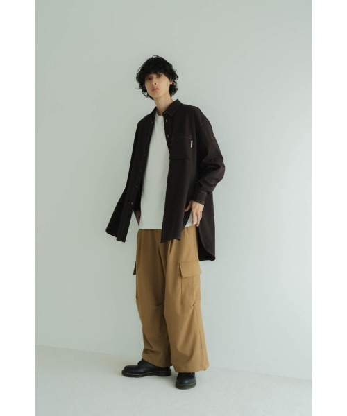 Knuth Marf（クヌースマーフ）の「two tuck cargo pants（その他パンツ・メンズ・キャメル/ブラック・FREE）」の2枚目の写真