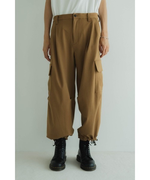 Knuth Marf（クヌースマーフ）の「two tuck cargo pants（その他パンツ・メンズ・キャメル/ブラック・FREE）」の8枚目の写真