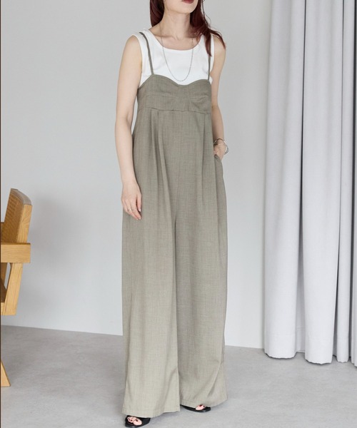 Fizz（フィズ）の「【Fizz/フィズ】　リブメロウタンクトップ（タンクトップ・レディース・ブラック/ホワイト/グレイッシュベージュ/オレンジ/ブルー・M/L）」の8枚目の写真