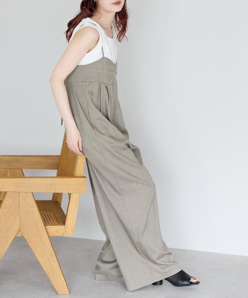 Fizz（フィズ）の「【Fizz/フィズ】　リブメロウタンクトップ（タンクトップ・レディース・ブラック/ホワイト/グレイッシュベージュ/オレンジ/ブルー・M/L）」の11枚目の写真