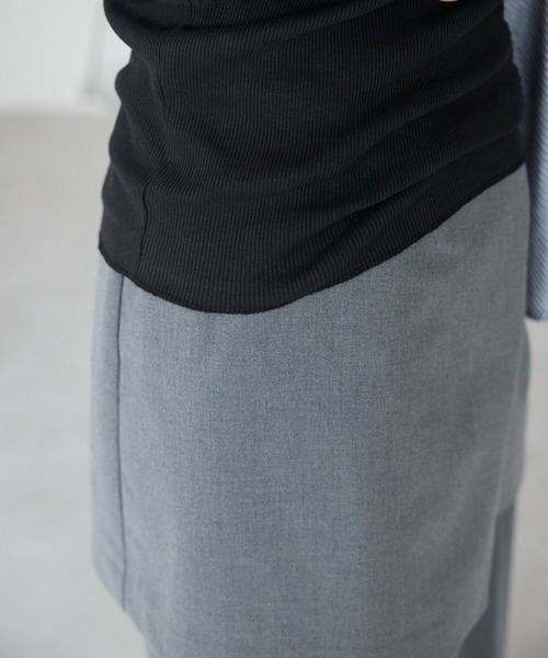 Fizz（フィズ）の「【Fizz/フィズ】　リブメロウタンクトップ（タンクトップ・レディース・ブラック/ホワイト/グレイッシュベージュ/オレンジ/ブルー・M/L）」の21枚目の写真