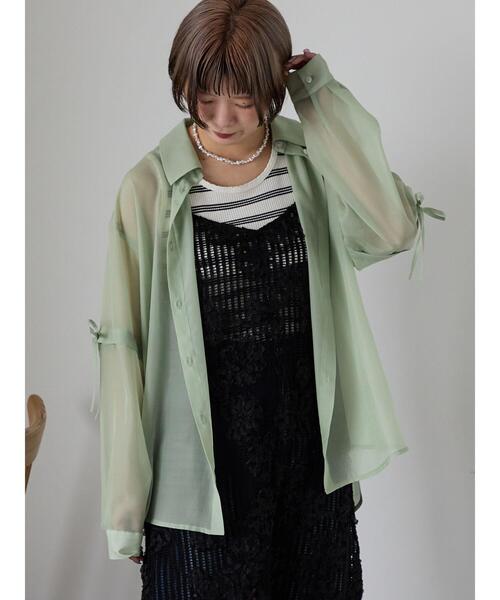 ehka sopo（エヘカソポ）の「◎レースキャミソールワンピース（ワンピース・レディース・イエロー/ブラック/オフホワイト・F）」の14枚目の写真