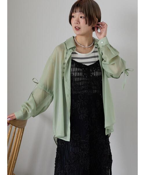 ehka sopo（エヘカソポ）の「◎レースキャミソールワンピース（ワンピース・レディース・イエロー/ブラック/オフホワイト・F）」の15枚目の写真