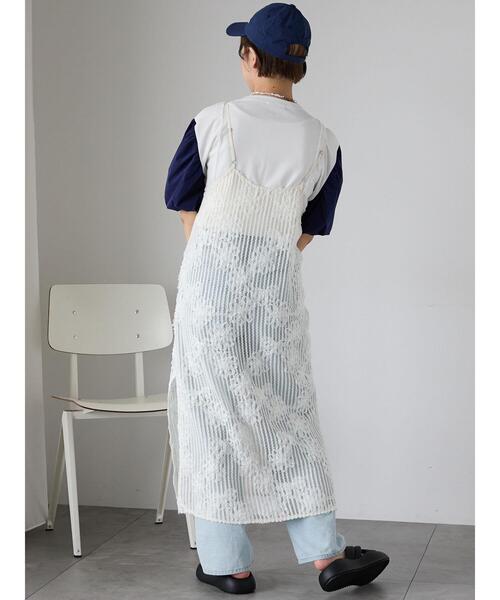 ehka sopo（エヘカソポ）の「◎レースキャミソールワンピース（ワンピース・レディース・イエロー/ブラック/オフホワイト・F）」の21枚目の写真