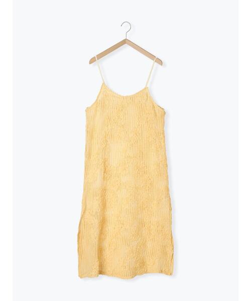 ehka sopo（エヘカソポ）の「◎レースキャミソールワンピース（ワンピース・レディース・イエロー/ブラック/オフホワイト・F）」の22枚目の写真