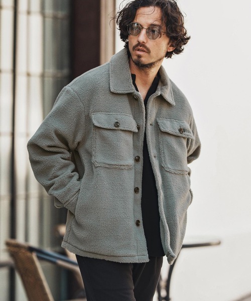 mj10789- Soft Boa CPO Jacket CPOジャケット（ミリタリージャケット