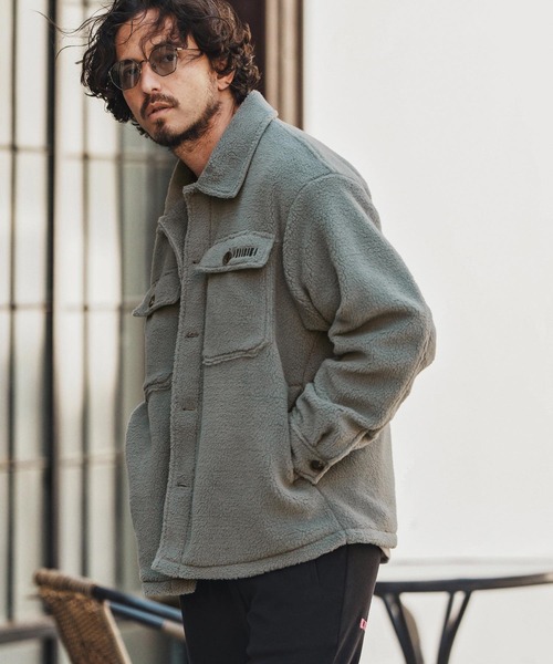 mj10789- Soft Boa CPO Jacket CPOジャケット（ミリタリージャケット