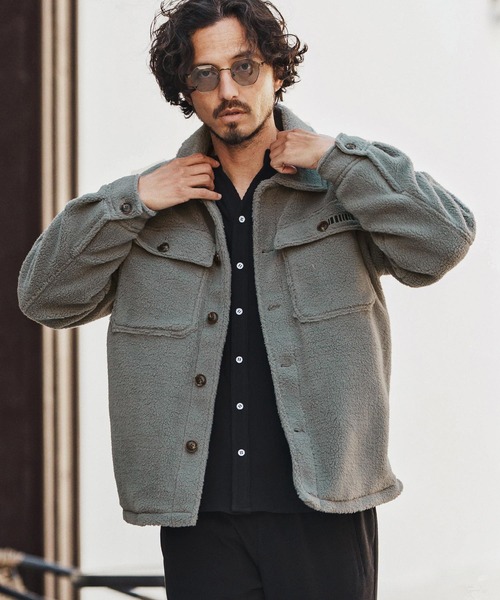 mj10789- Soft Boa CPO Jacket CPOジャケット（ミリタリージャケット
