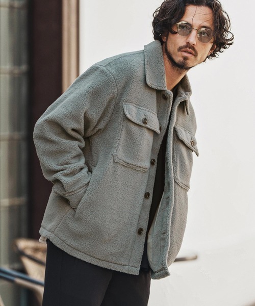 mj10789- Soft Boa CPO Jacket CPOジャケット（ミリタリージャケット