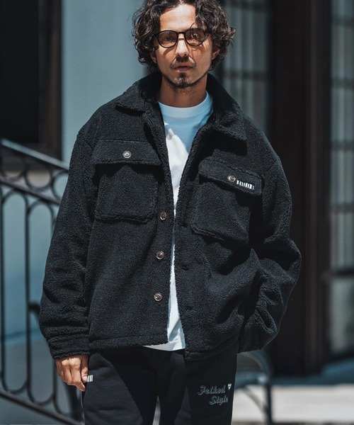 mj10789- Soft Boa CPO Jacket CPOジャケット（ミリタリージャケット