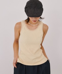 LIENCOEUR | アシンメトリースリットチュールタンク(タンクトップ)