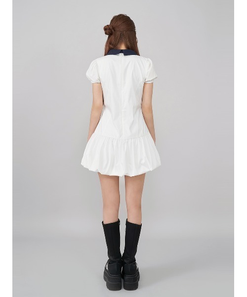 darich ダーリッチ　ワンピース シャーリングバルーンミニワンピース Darich ダーリッチ シャーリングバルーンミニワンピース（口コミ