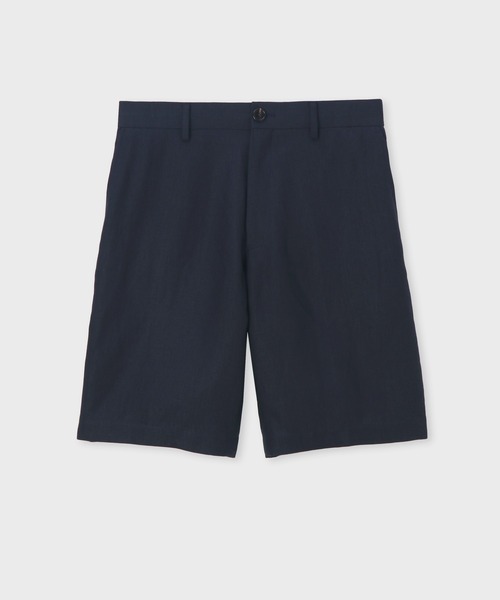 Paul Smith(ポールスミス)の「リネン リラックスフィット ショーツ / 153103 STJ25(その他パンツ・メンズ・ネイビー/ベージュ・SMALL/MEDIUM/LARGE/X-LARGE)」の1枚目の写真
