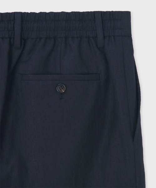 Paul Smith(ポールスミス)の「リネン リラックスフィット ショーツ / 153103 STJ25(その他パンツ・メンズ・ネイビー/ベージュ・SMALL/MEDIUM/LARGE/X-LARGE)」の4枚目の写真