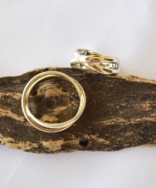 MANANAS(マナナス)の「【MANANAS】Double Cross Ring Silver925(リング・レディース・シルバー・9/11/15 )」の3枚目の写真