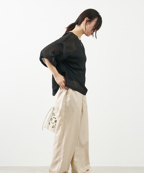 30%OFF MICA＆DEAL マイカ アンド ディール 0124301217 シアー T ブラウス MICA&DEAL 30%OFF MICA＆DEAL マイカ アンド ディール