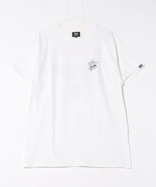 VANS 売れ筋商品|||バンズ Tシャツ トップス レディース T-shirts White VANS tシャツ ヴァンズ MON TEE ショートスリーブ VN000NX5WHT