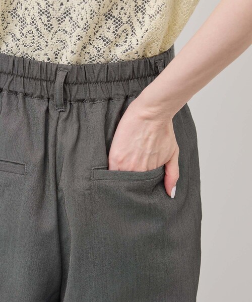 ROPE' PICNIC（ロペピクニック）の「テンセルシャンブレータックワイドスラックス/通勤対応（その他パンツ・レディース・ブラック/ネイビー・36/38/40）」の6枚目の写真