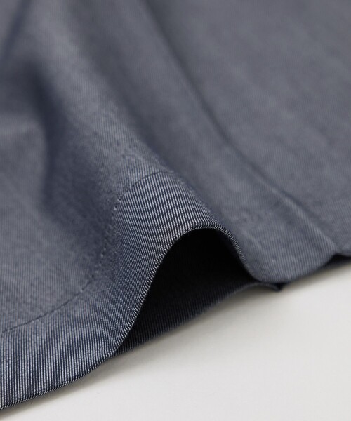 ROPE' PICNIC（ロペピクニック）の「テンセルシャンブレータックワイドスラックス/通勤対応（その他パンツ・レディース・ブラック/ネイビー・36/38/40）」の13枚目の写真