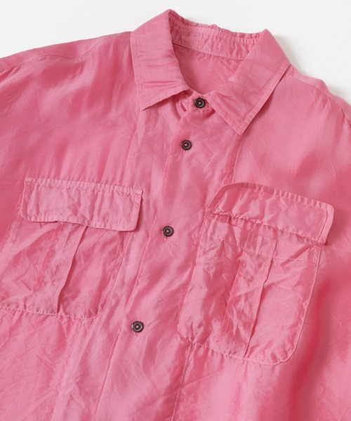 ブラウス シャツ CURRENTAGE　SILK CUPRO WASH SHIRTS レディース セール】CURRENTAGE SILK CUPRO WASH SHIRTS（シャツ/ブラウス